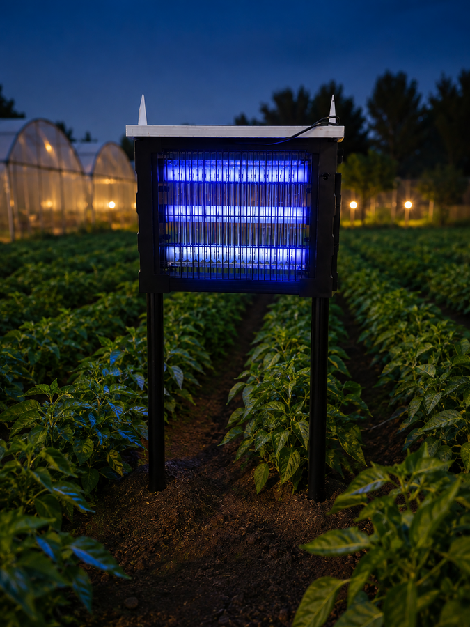 קוטל יתושים עם פאנל סולארי